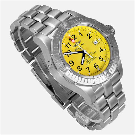 breitling avenger seawolf titanium replica|breitling avenger ii seawolf yellow.